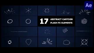 Abstract Cartoon Flash FX Elements After Effects-50310966