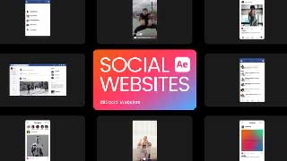 Social Media Website for After Effects-50327781