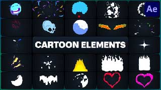 Cartoon Elements for After Effects-50342643