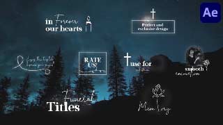 Funeral Titles for After Effects-50446687