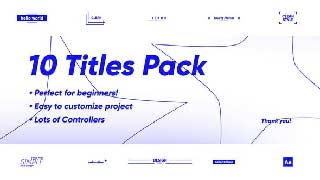 10 Classic Titles Pack After Effects-50475874