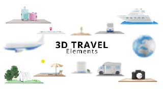 3D Travel Elements-50500516