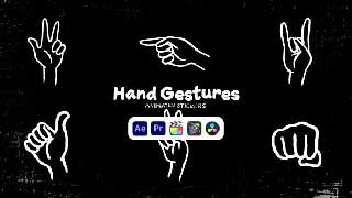 Hands Gestures Animated Stickers-50571360