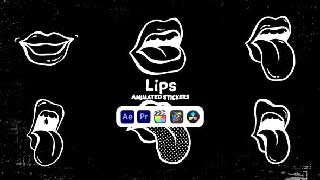 Lips Animated Stickers-50571501