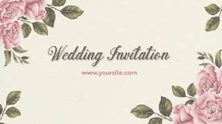 Romantic Wedding Invitation-50597228