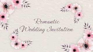 Romantic Wedding Invitation-50620825