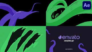 Anime Tentacles Logo Opener for After Effects-50707976