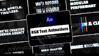 RGB Text Animations For After Effects-50727917