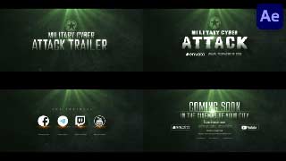 Military Cyber Attack Trailer for After Effects-50821681