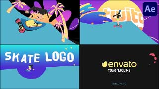 Skate Logo Opener for After Effects-50838771