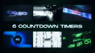 6 Countdown Timer Stream Background Pack-51122234