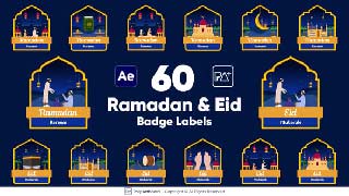 Ramadan Eid Badge Labels For After Effects-51141285