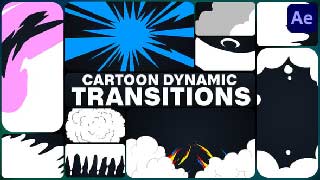 Cartoon Dynamic Transitions for After Effects-51158858