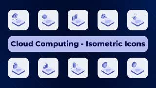 Cloud Computing-Isometric Icons-51159340