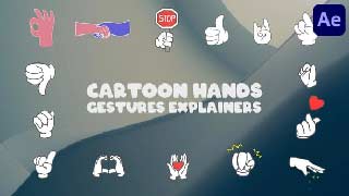 Cartoon Hands Gestures Explainers for After Effects-51289570