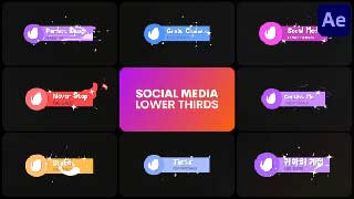 Social Media Lower Thirds After Effects-51372125