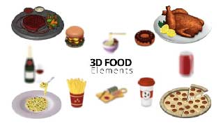 3D Food Elements-51514141