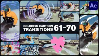 Colorful Cartoon Transitions for After Effects-51516086