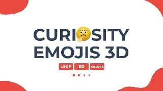 3D Curiosity Emojis-49604238