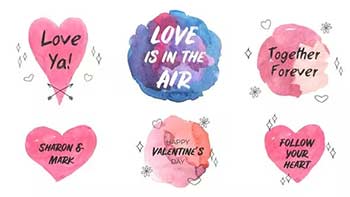 Love Is In The Air Watercolor Titles-35835056