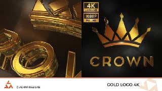 Gold Logo 4K-50942195