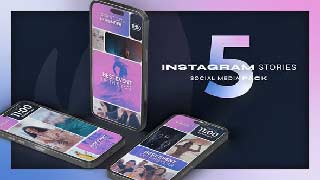 Multiscreen Instagram Reel Pink-51345091