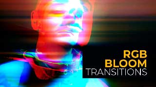 RGB Bloom Transitions After Effects