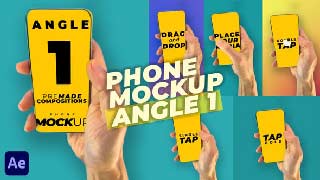 Mobile Phone Mockup Pack-Angle 1