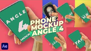 Mobile Phone Mockup Pack-Angle 4