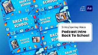 Intro Opening-Back To School After Effects Template