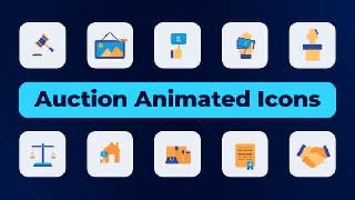 Auction Animated Icons