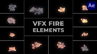 VFX Fire Elements for After Effects