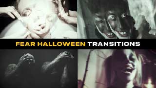 Fear Halloween Transitions After Effects