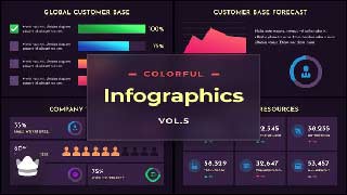 Colorful Infographics Vol 5-After-Effects Template