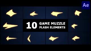 Game Muzzle Flash Elements After Effects