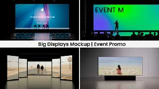 Big Displays Mockup Event Promo