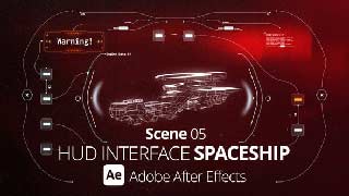 HUD Interface Spaceship 05 Ae