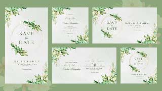 Corners Wedding Invitation