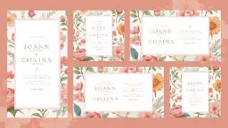 Eucalyptus Wedding Invitation