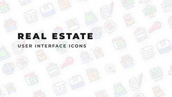 Real estate User Interface Icons-35871505