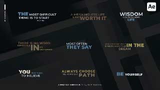 Simple Text Animation AE-53234415