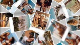 Photo Pile Collage Video Template-53263873