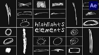 Highlights Elements for After Effects-53414795