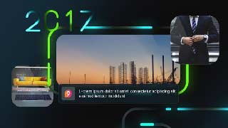 Corporate Line Glow Timeline Slideshow-53525510