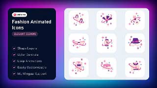 Fashion Animated Icons-53537400