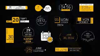 Modern Time Date Titles-53594095