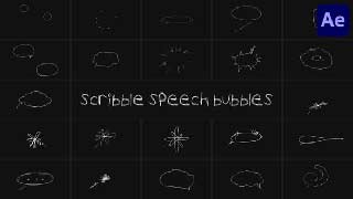 Scribble Speech Bubbles for After Effects-54011413