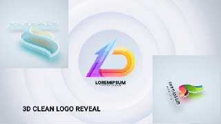 3D Clean Logo Reveal-54071306
