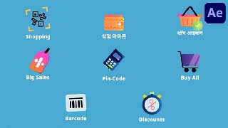 Shopping Icons And Titles for After Effects-54083662