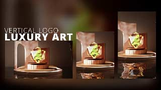 Vertical Logo Luxury Art-54089504